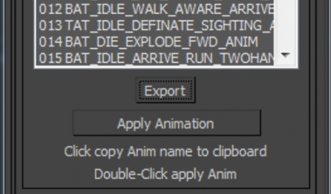 Animation Mass FBX Exporter for 3DS