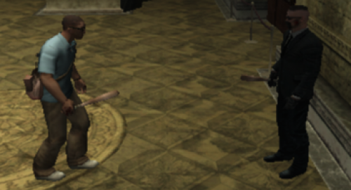 Blackjack is like in Manhunt 1