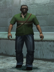 Jerry Smith shaved his head and put on glasses.