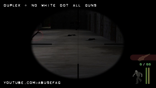 MANHUNT Duplex crosshair reticles for the Sniper Rifle (Scoped)