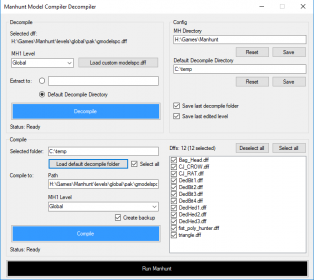 Manhunt Models Compile / Decompile