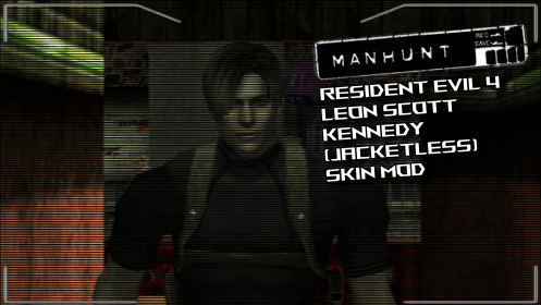 Resident Evil 4 (2005) Leon Scott Kennedy [Jacketless] Skin Mod